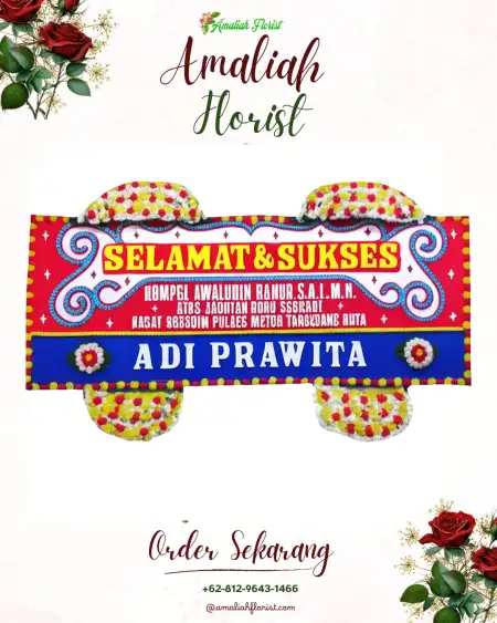 Papan Bunga Ucapan Selamat Jambean Kidul